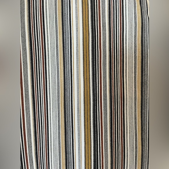 Zac & Rachel Vertical Striped Pull-on Ankle Length Pants Women’s Size 8 - Picture 7 of 15